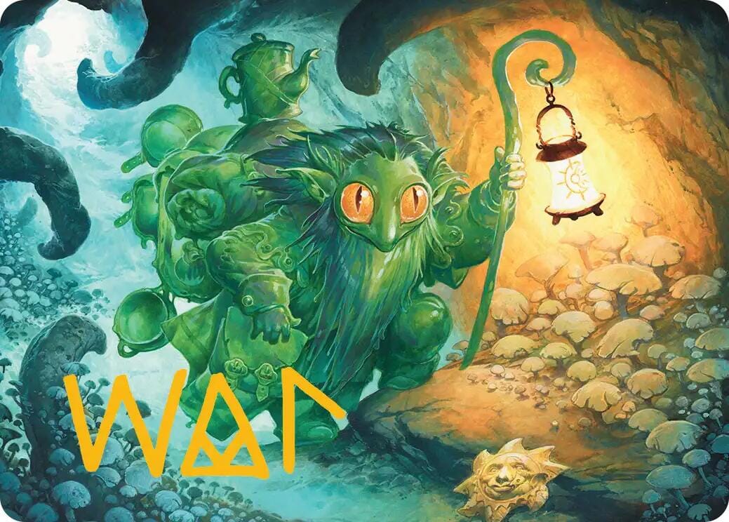 Mutable Explorer Art Card (21/54) (Gold-Stamped Signature) [Lorwyn Eclipsed Art Series] MTG Single Magic: The Gathering  | Multizone: Comics And Games