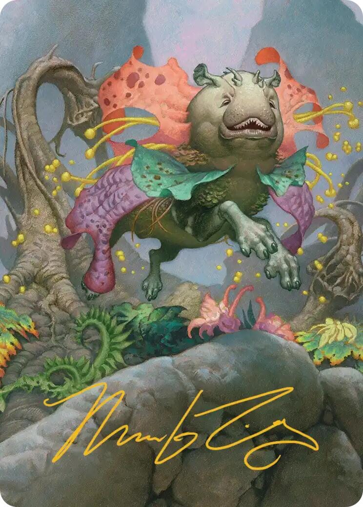 Vibrance Art Card (Gold-Stamped Signature) [Lorwyn Eclipsed Art Series] MTG Single Magic: The Gathering  | Multizone: Comics And Games