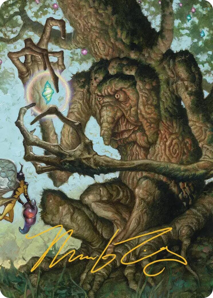 Faeburrow Elder Art Card (Gold-Stamped Signature) [Lorwyn Eclipsed Art Series] MTG Single Magic: The Gathering  | Multizone: Comics And Games