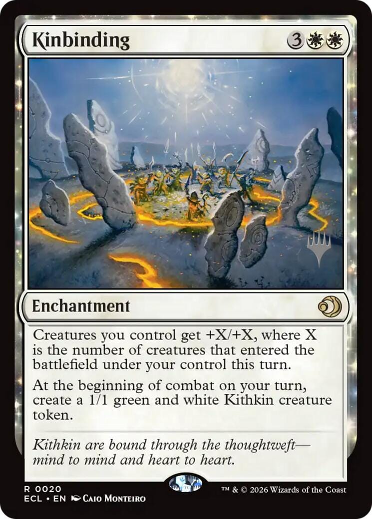 Kinbinding [Lorwyn Eclipsed Promos] MTG Single Magic: The Gathering  | Multizone: Comics And Games