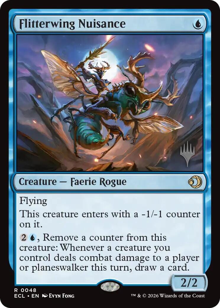 Flitterwing Nuisance [Lorwyn Eclipsed Promos] MTG Single Magic: The Gathering  | Multizone: Comics And Games