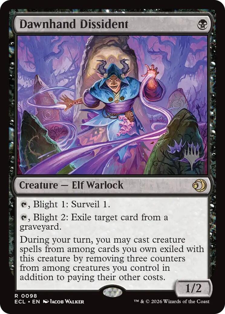 Dawnhand Dissident [Lorwyn Eclipsed Promos] MTG Single Magic: The Gathering  | Multizone: Comics And Games