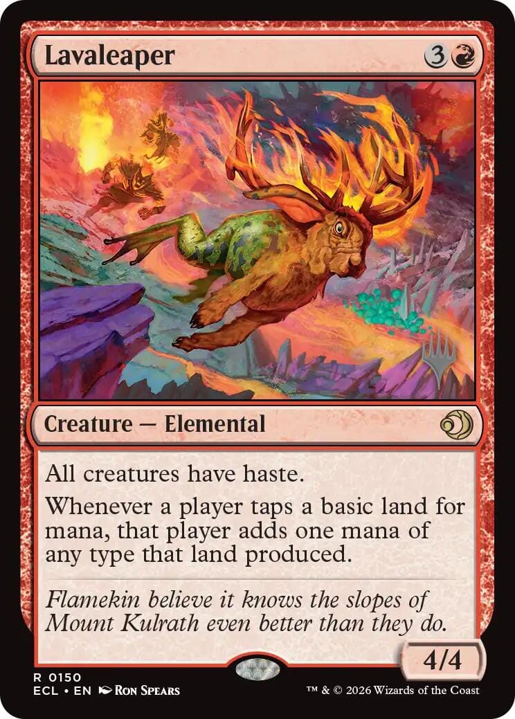 Lavaleaper [Lorwyn Eclipsed Promos] MTG Single Magic: The Gathering  | Multizone: Comics And Games