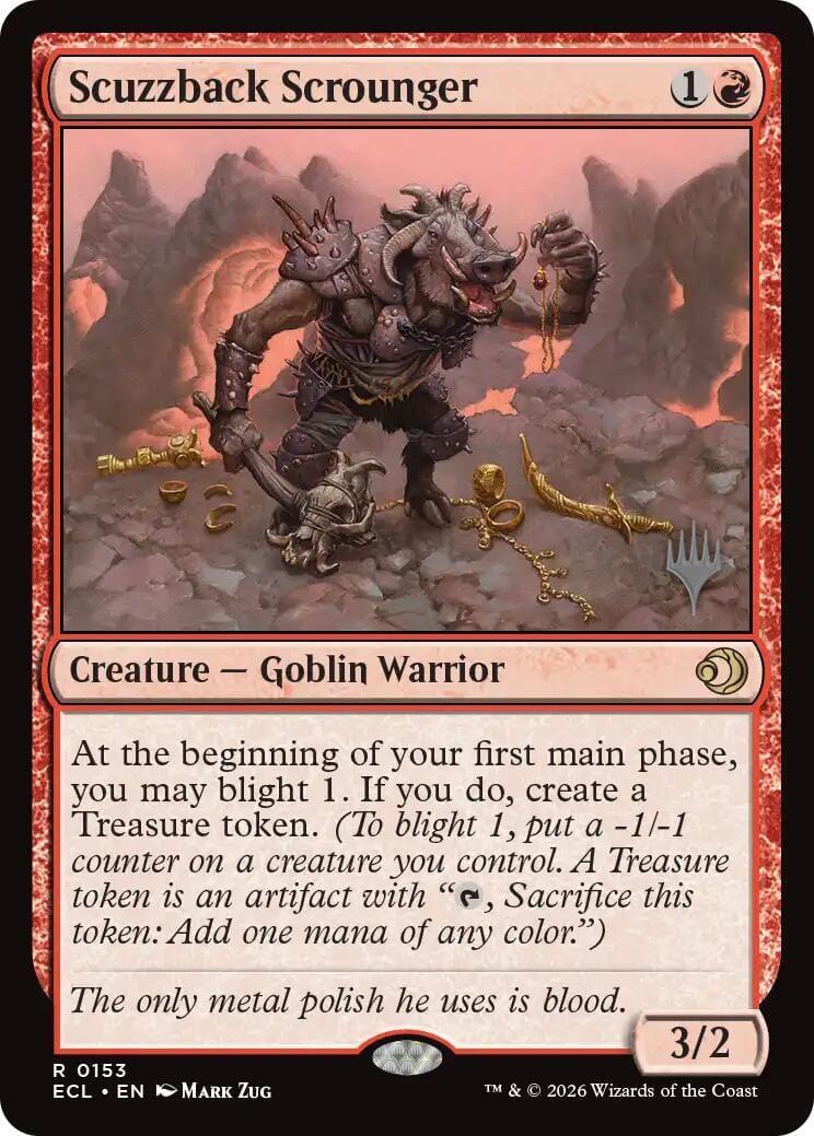 Scuzzback Scrounger [Lorwyn Eclipsed Promos] MTG Single Magic: The Gathering  | Multizone: Comics And Games