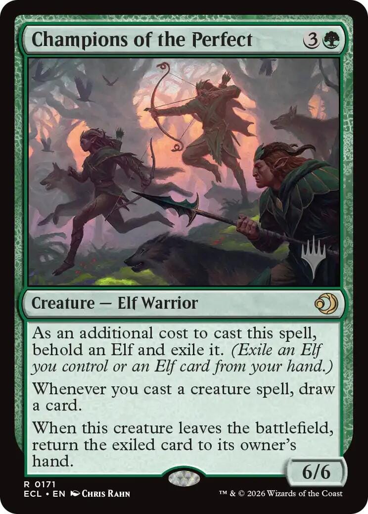 Champions of the Perfect [Lorwyn Eclipsed Promos] MTG Single Magic: The Gathering  | Multizone: Comics And Games