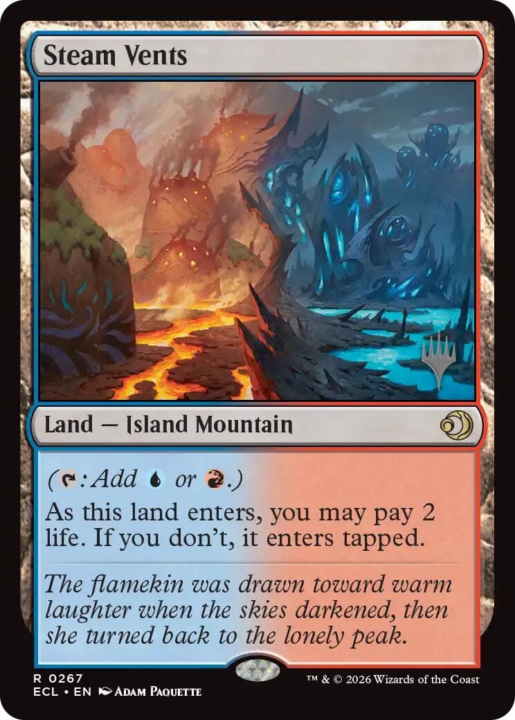 Steam Vents [Lorwyn Eclipsed Promos] MTG Single Magic: The Gathering  | Multizone: Comics And Games