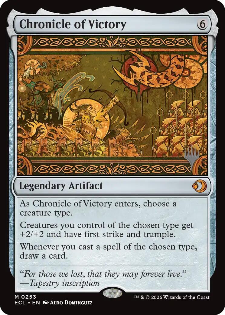 Chronicle of Victory [Lorwyn Eclipsed Promos] MTG Single Magic: The Gathering  | Multizone: Comics And Games