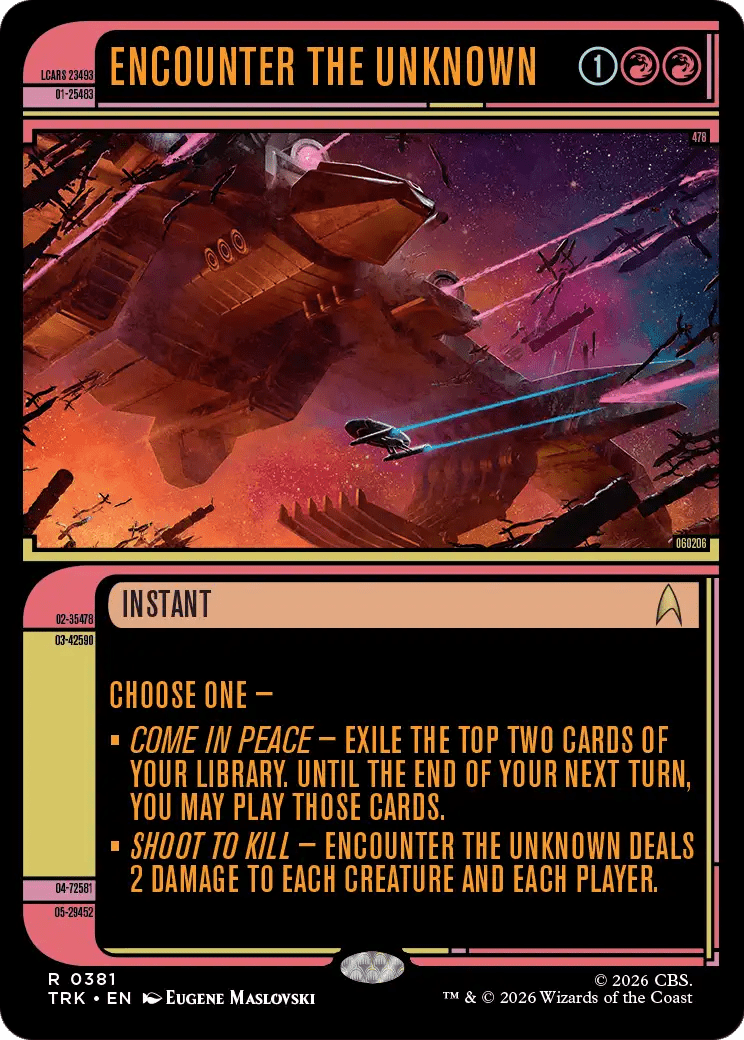 Encounter the Unknown (Showcase) [Star Trek] MTG Single Magic: The Gathering  | Multizone: Comics And Games