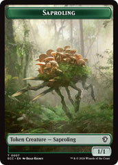 Saproling // Poison Counter Double-Sided Token [Lorwyn Eclipsed Tokens] MTG Single Magic: The Gathering  | Multizone: Comics And Games