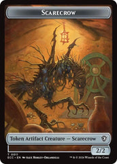 Scarecrow // Treasure Double-Sided Token [Lorwyn Eclipsed Tokens] MTG Single Magic: The Gathering  | Multizone: Comics And Games