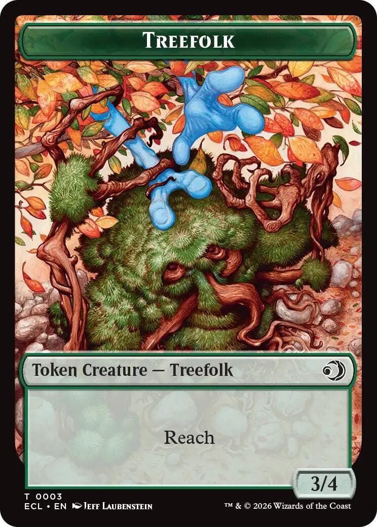 Treefolk // Goblin Double-Sided Token [Lorwyn Eclipsed Tokens] MTG Single Magic: The Gathering  | Multizone: Comics And Games