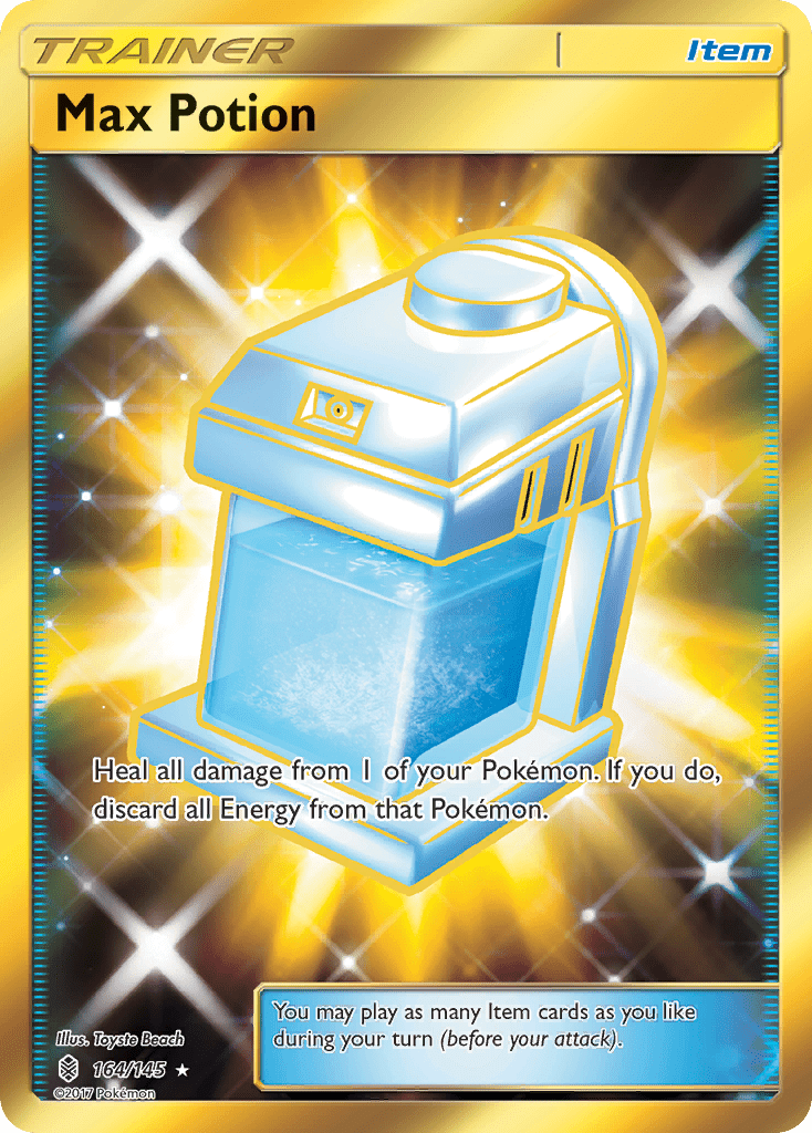 Max Potion (164/145) [Sun & Moon: Guardians Rising] Pokemon Single Pokémon  | Multizone: Comics And Games
