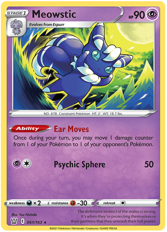 Meowstic (061/163) [Sword & Shield: Battle Styles] | Multizone: Comics And Games