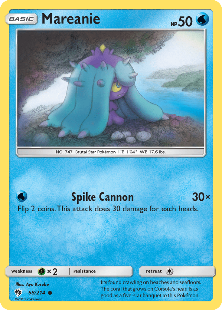 Mareanie (68/214) [Sun & Moon: Lost Thunder] Pokemon Single Pokémon  | Multizone: Comics And Games