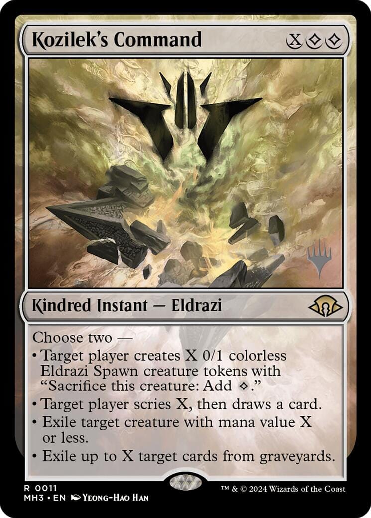 Kozilek's Command [Lorwyn Eclipsed Promos] MTG Single Magic: The Gathering  | Multizone: Comics And Games