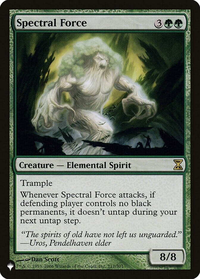 Spectral Force [The List] MTG Single Magic: The Gathering  | Multizone: Comics And Games