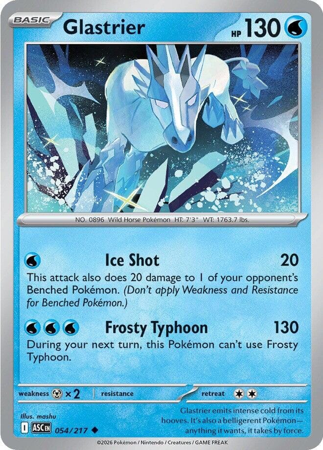 Glastrier (054/217) [Mega Evolution: Ascended Heroes] Pokemon Single Pokémon  | Multizone: Comics And Games