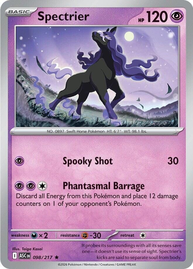 Spectrier (098/217) [Mega Evolution: Ascended Heroes] Pokemon Single Pokémon  | Multizone: Comics And Games