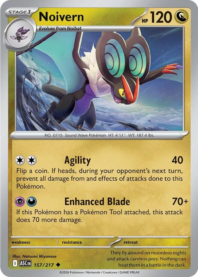Noivern (157/217) [Mega Evolution: Ascended Heroes] Pokemon Single Pokémon  | Multizone: Comics And Games