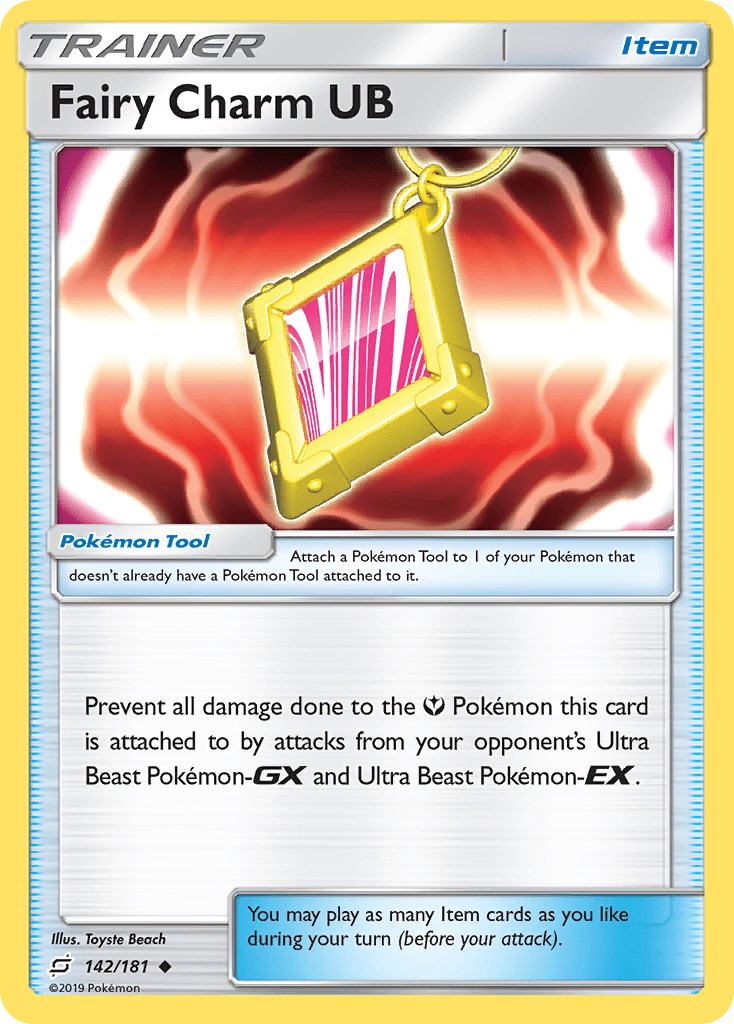 Fairy Charm UB (142/181) [Sun & Moon: Team Up] Pokemon Single Pokémon  | Multizone: Comics And Games