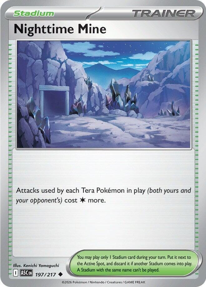 Nighttime Mine (197/217) [Mega Evolution: Ascended Heroes] Pokemon Single Pokémon  | Multizone: Comics And Games