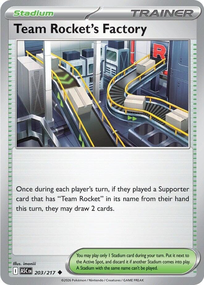 Team Rocket's Factory (203/217) [Mega Evolution: Ascended Heroes] Pokemon Single Pokémon  | Multizone: Comics And Games