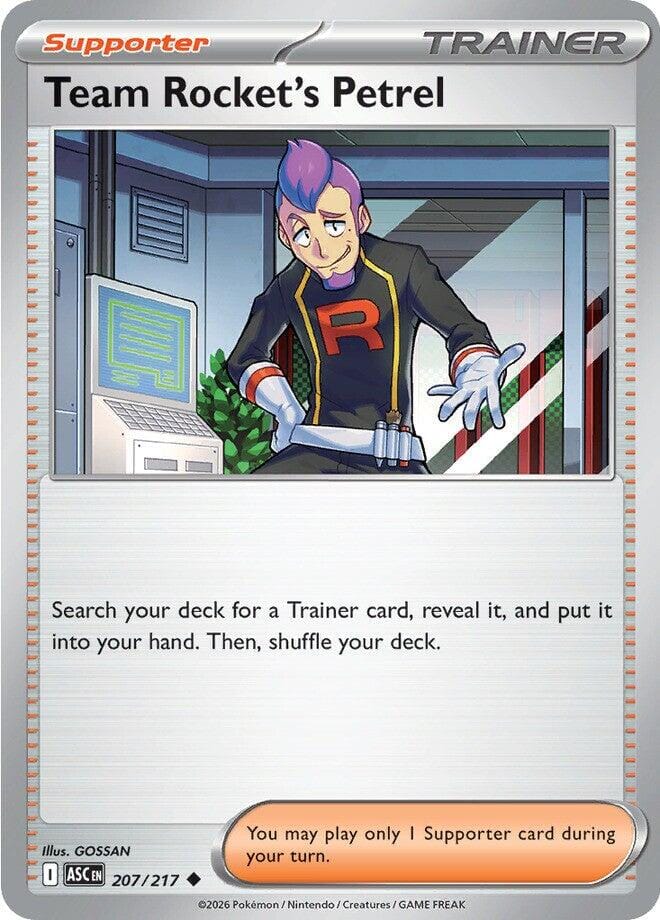 Team Rocket's Petrel (207/217) [Mega Evolution: Ascended Heroes] Pokemon Single Pokémon  | Multizone: Comics And Games