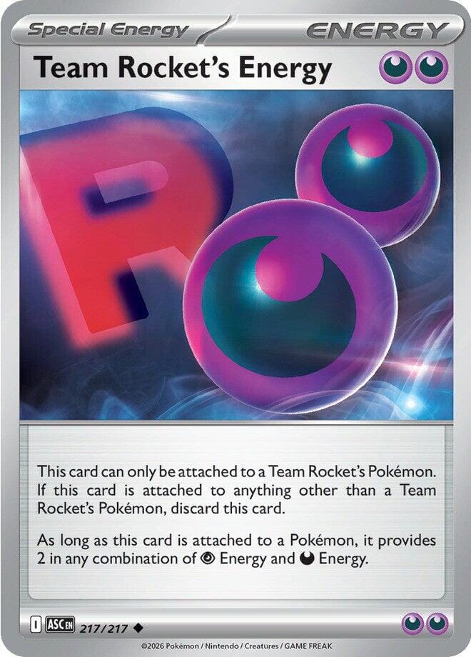 Team Rocket's Energy (217/217) [Mega Evolution: Ascended Heroes] Pokemon Single Pokémon  | Multizone: Comics And Games