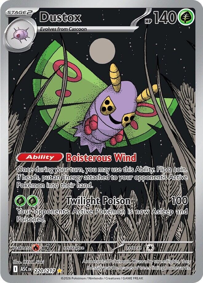 Dustox (220/217) [Mega Evolution: Ascended Heroes] Pokemon Single Pokémon  | Multizone: Comics And Games