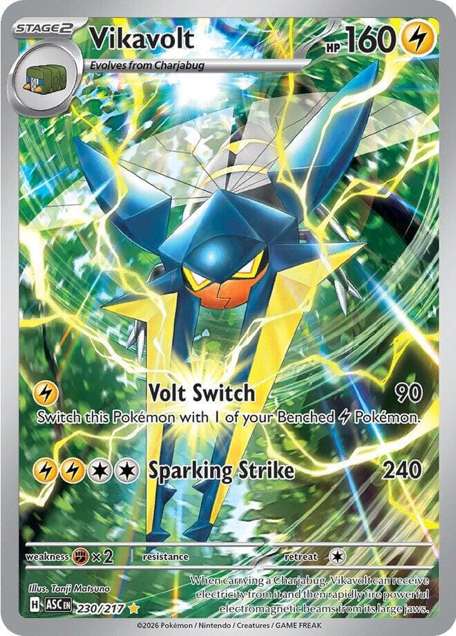 Vikavolt (230/217) [Mega Evolution: Ascended Heroes] Pokemon Single Pokémon  | Multizone: Comics And Games