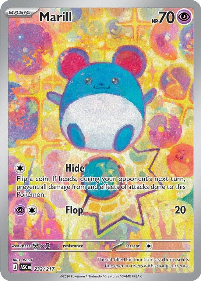 Marill (232/217) [Mega Evolution: Ascended Heroes] Pokemon Single Pokémon  | Multizone: Comics And Games