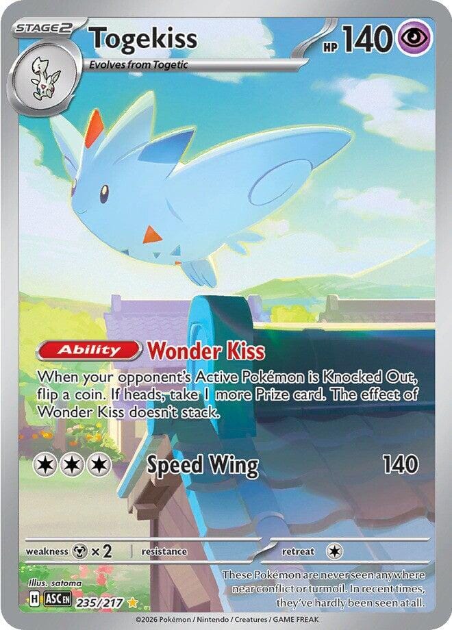 Togekiss (235/217) [Mega Evolution: Ascended Heroes] Pokemon Single Pokémon  | Multizone: Comics And Games
