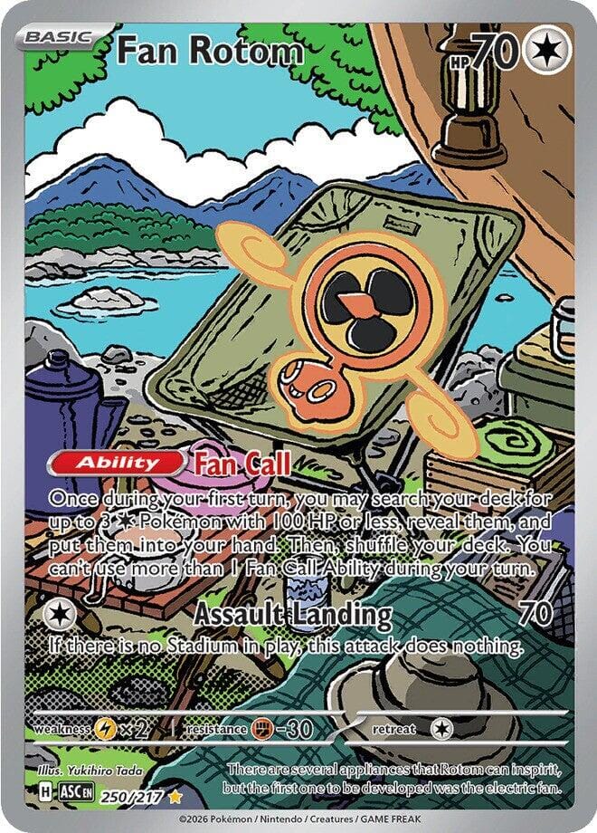Fan Rotom (250/217) [Mega Evolution: Ascended Heroes] Pokemon Single Pokémon  | Multizone: Comics And Games