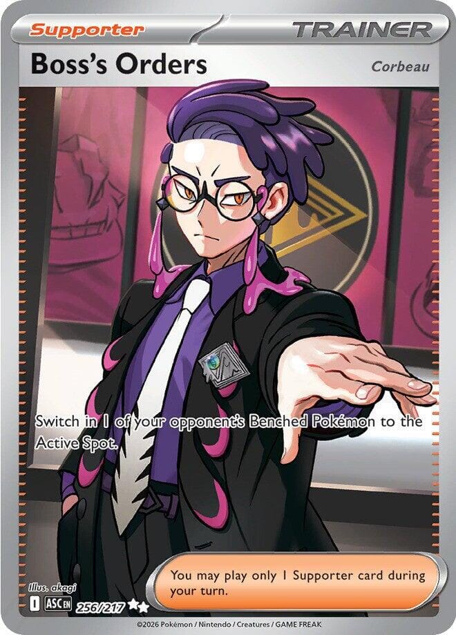 Boss's Orders [Corbeau] - 256/217 [Mega Evolution: Ascended Heroes] Pokemon Single Pokémon  | Multizone: Comics And Games