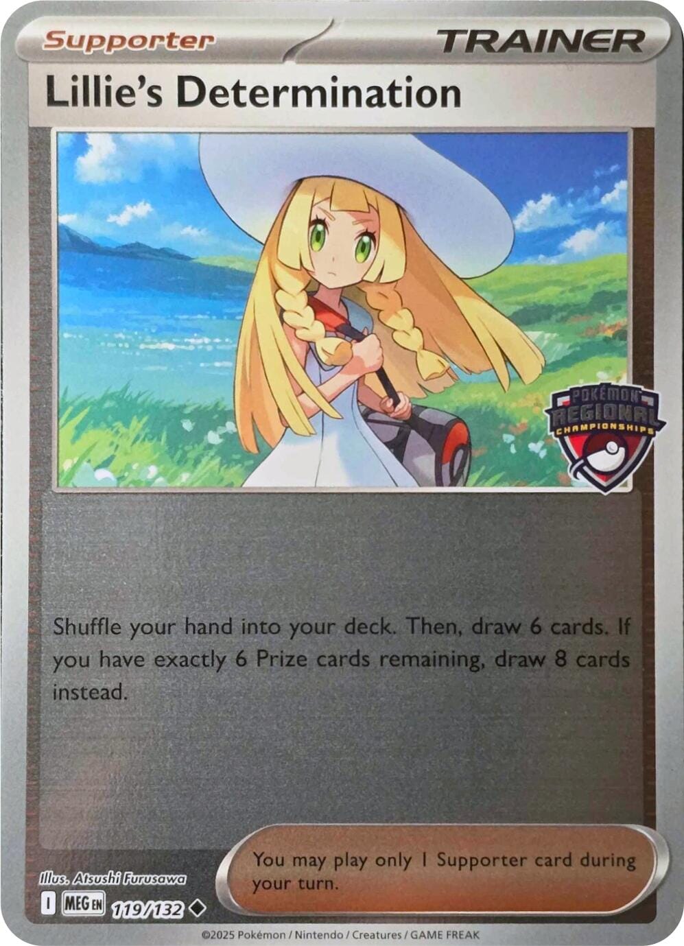 Lillie's Determination (119/132) (Regional Championships) [League & Championship Cards] Pokemon Single Pokémon  | Multizone: Comics And Games