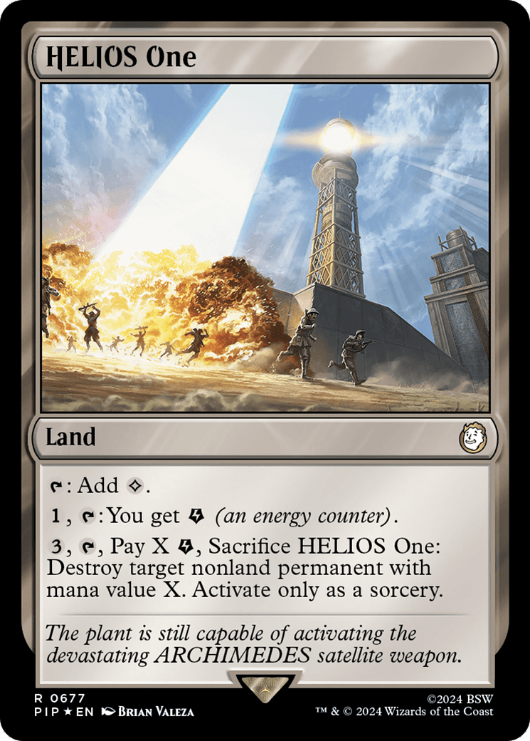 HELIOS One (Surge Foil) [Fallout] MTG Single Magic: The Gathering  | Multizone: Comics And Games