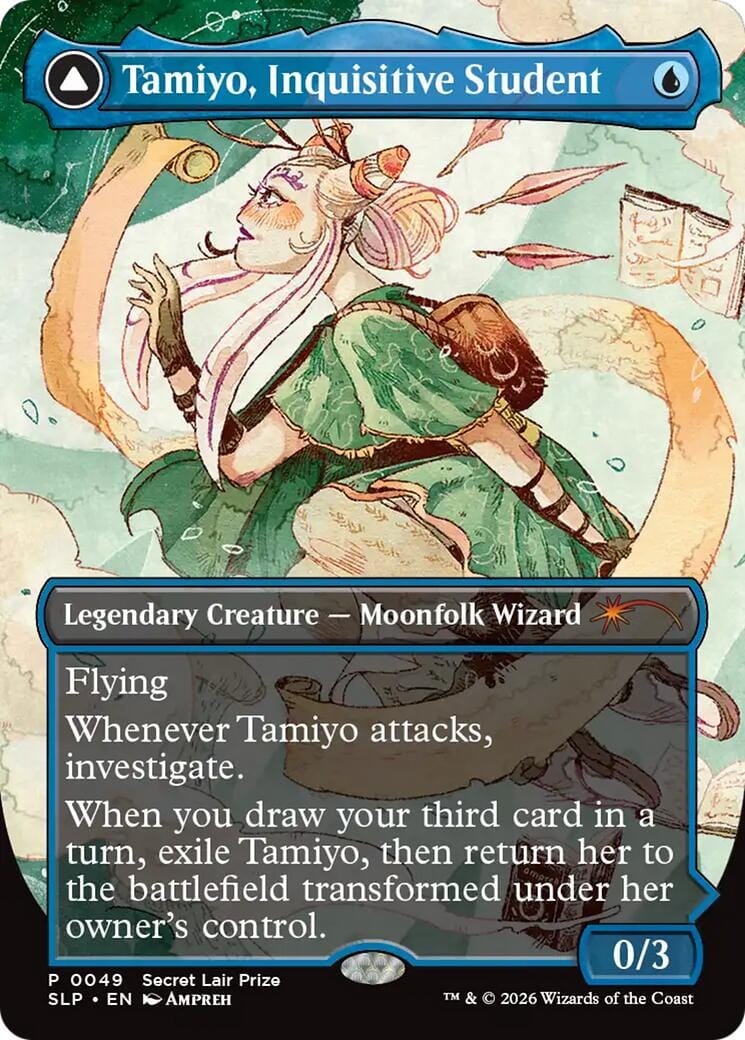 Tamiyo, Inquisitive Student [Secret Lair Showdown] MTG Single Magic: The Gathering  | Multizone: Comics And Games
