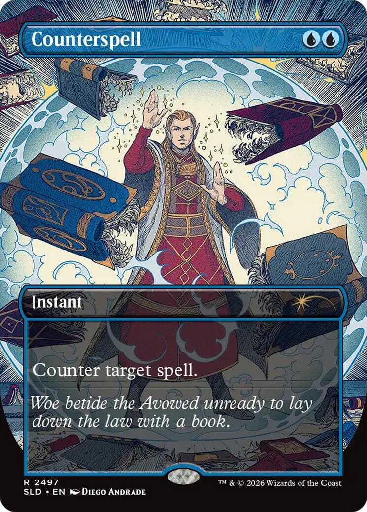 Counterspell (2497) [Secret Lair Drop Series] MTG Single Magic: The Gathering  | Multizone: Comics And Games