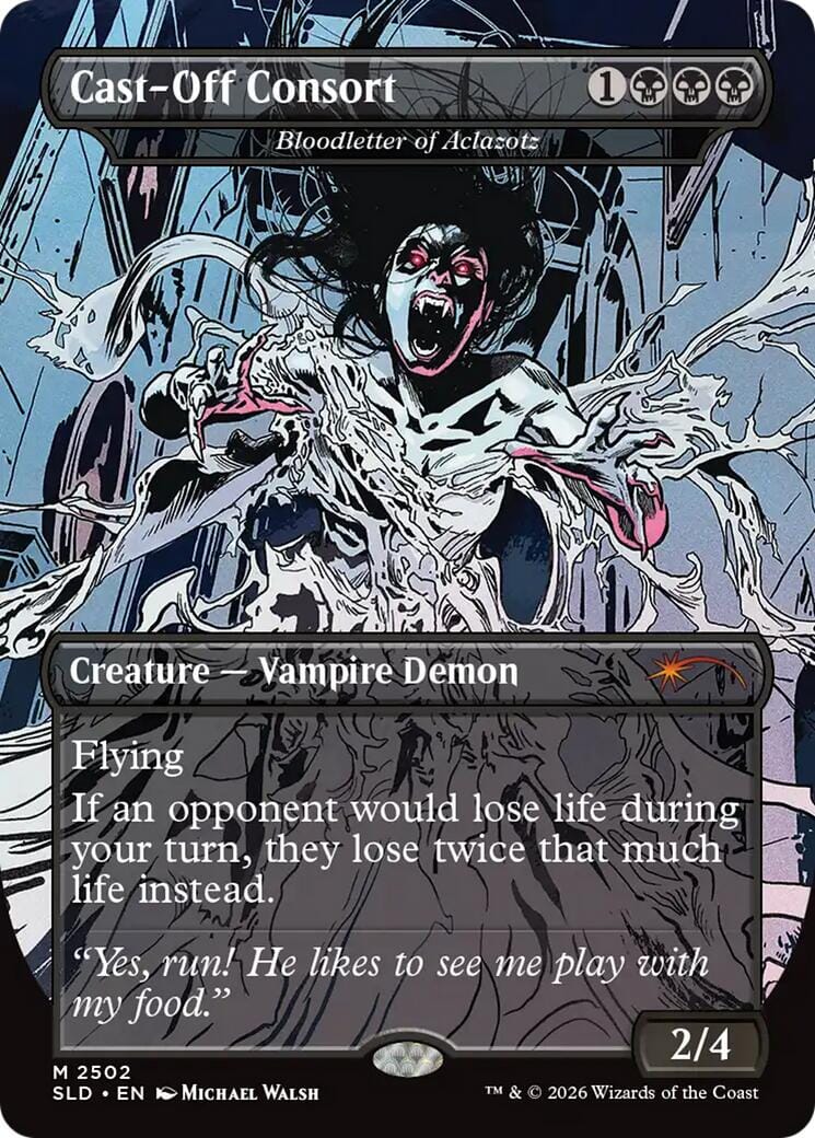 Cast-Off Consort - Bloodletter of Aclazotz [Secret Lair Drop Series] MTG Single Magic: The Gathering  | Multizone: Comics And Games