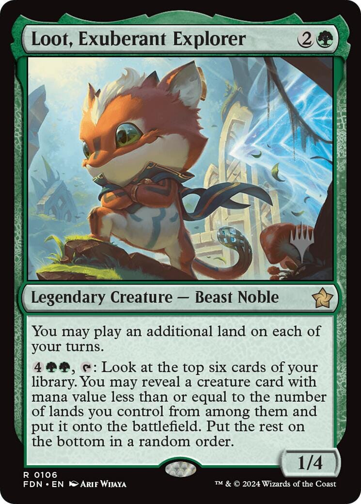 Loot, Exuberant Explorer [Lorwyn Eclipsed Promos] MTG Single Magic: The Gathering  | Multizone: Comics And Games