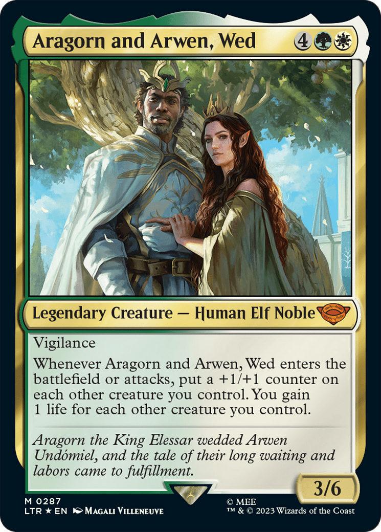 Aragorn and Arwen, Wed [The Lord of the Rings: Tales of Middle-Earth] MTG Single Magic: The Gathering  | Multizone: Comics And Games