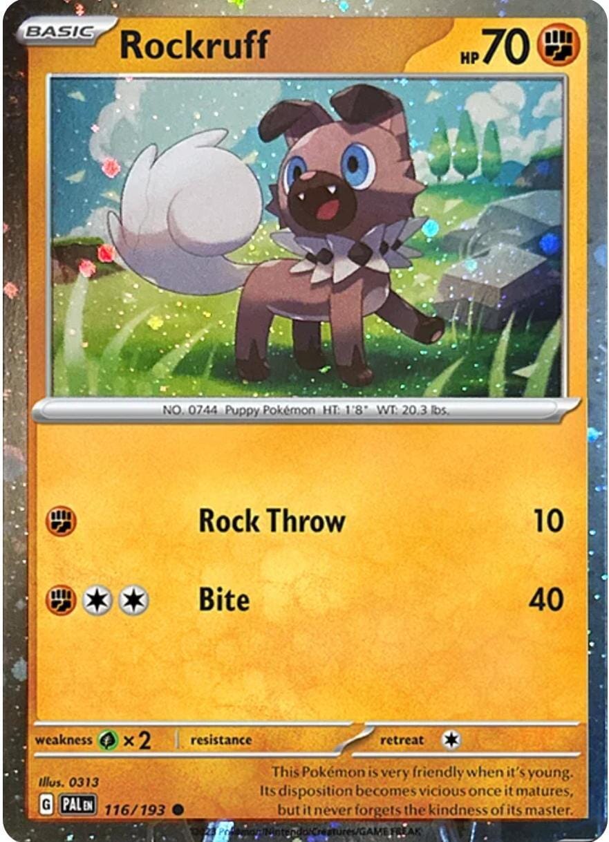 Rockruff (116/193) (Cosmos Holo) [Scarlet & Violet: Black Star Promos] Pokemon Single Pokémon  | Multizone: Comics And Games
