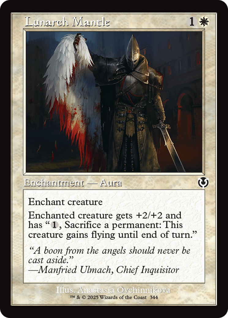 Lunarch Mantle (Retro Frame) [Innistrad Remastered] MTG Single Magic: The Gathering  | Multizone: Comics And Games
