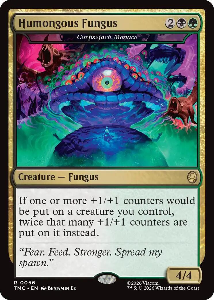 Humongous Fungus - Corpsejack Menace [Teenage Mutant Ninja Turtles Commander] MTG Single Magic: The Gathering  | Multizone: Comics And Games