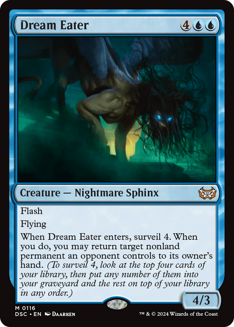 Dream Eater [Duskmourn: House of Horror Commander] MTG Single Magic: The Gathering  | Multizone: Comics And Games