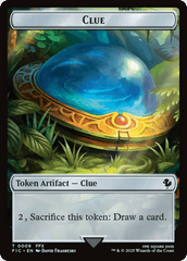 Clue // Treasure Double-Sided Token [FINAL FANTASY Commander Tokens] MTG Single Magic: The Gathering  | Multizone: Comics And Games