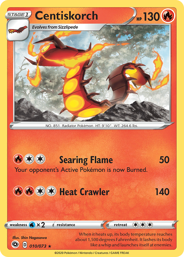 Centiskorch (010/073) [Sword & Shield: Champion's Path] Pokemon Single Pokémon  | Multizone: Comics And Games