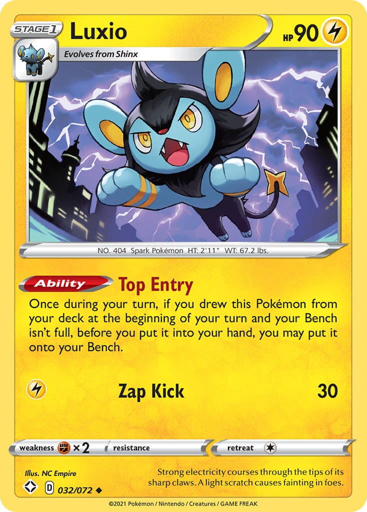 Luxio (032/072) [Sword & Shield: Shining Fates] Pokemon Single Pokémon  | Multizone: Comics And Games