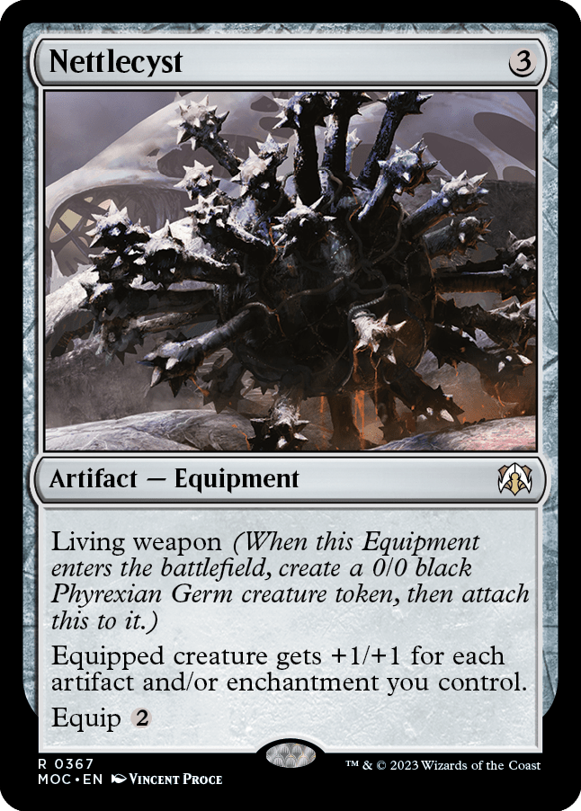 Nettlecyst [March of the Machine Commander] MTG Single Magic: The Gathering  | Multizone: Comics And Games