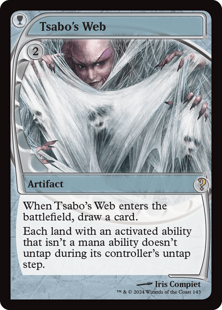 Tsabo's Web (Future Sight) [Mystery Booster 2] MTG Single Magic: The Gathering  | Multizone: Comics And Games